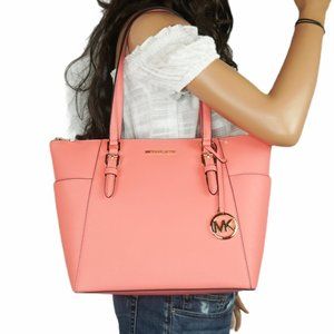 Michael Kors Charlotte Tote Bag Grapefruit